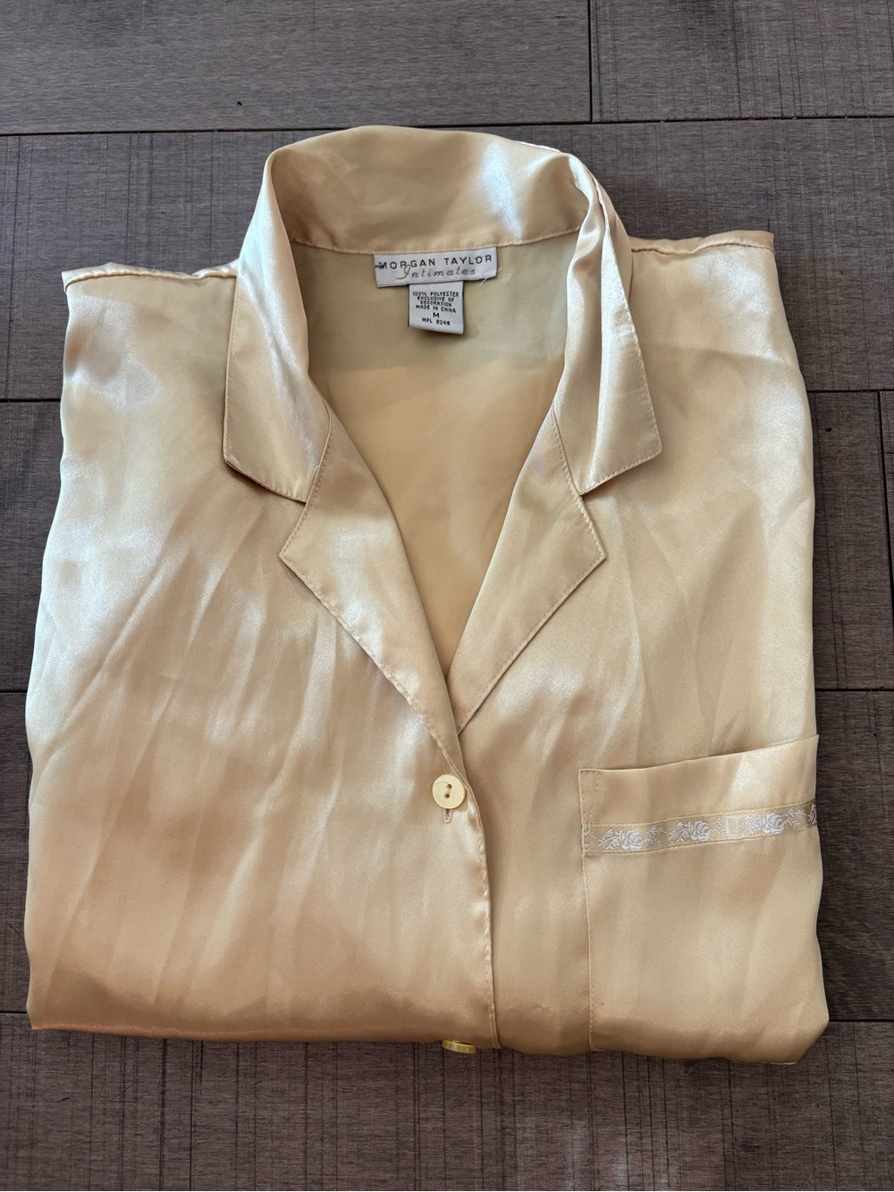 🌺5/$25🌺Vintage Morgan Taylor Satin Buttercream Yellow Sleepwear